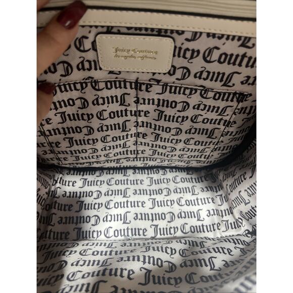 Juicy Couture Black Royal Moment Velour Velvet Backpack Bag Handbag Black/Beige main image 5